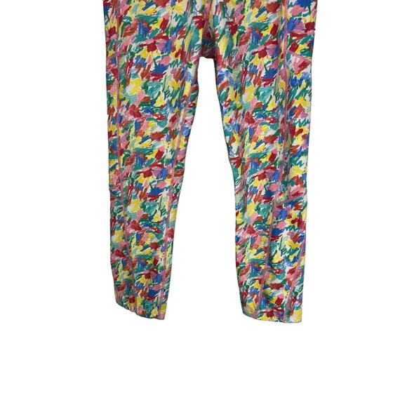 Tuckernuck Sport Dayglow Kaylee Legging Size S Pockets Tnuck Printed Colorful - Picture 4 of 9